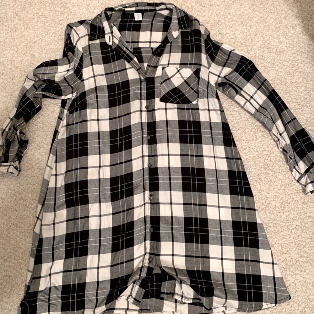 Old navy plaid dress - Picture 2 of 4